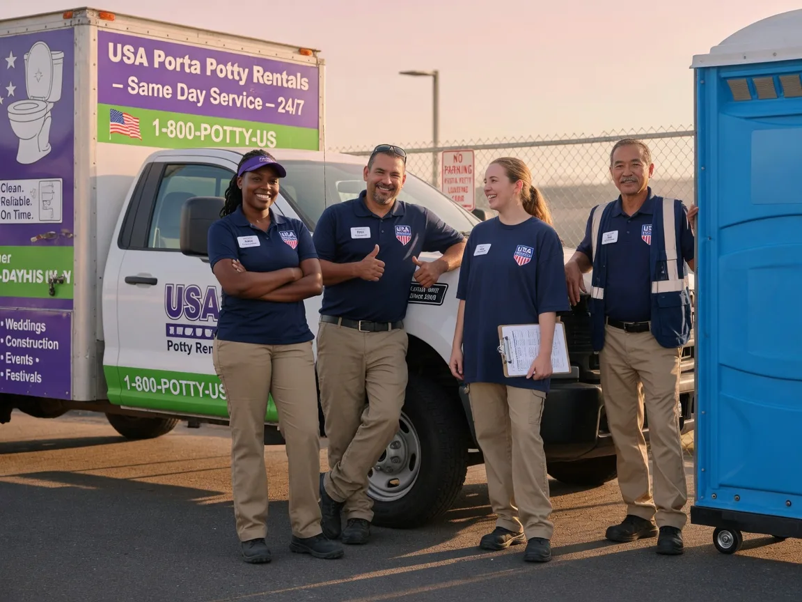 Porta Potty Rental company in Mechanicsburg, OH